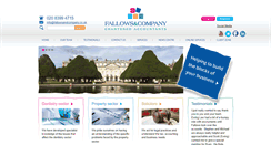 Desktop Screenshot of fallowsandcompany.co.uk